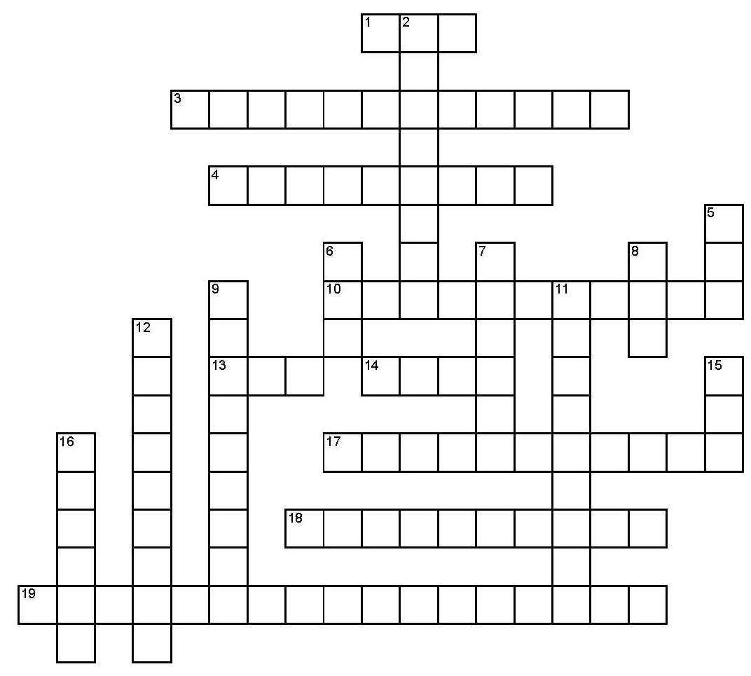 crossword puzzle free easy 